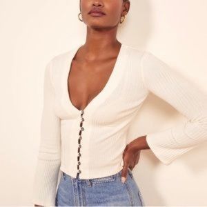 Reformation Gellar Knit Top